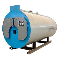 1 2 3 4 6 8 10 12 15 20 tonnes chaudière à vapeur au gaz naturel avec four ondulé à trois Passes