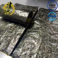 Nori de sushi croustillant vert foncé, algues marines naturelles séchées et grillées, sac de 19x10cm, marque Jinheng, durée de conservation de 12 mois
