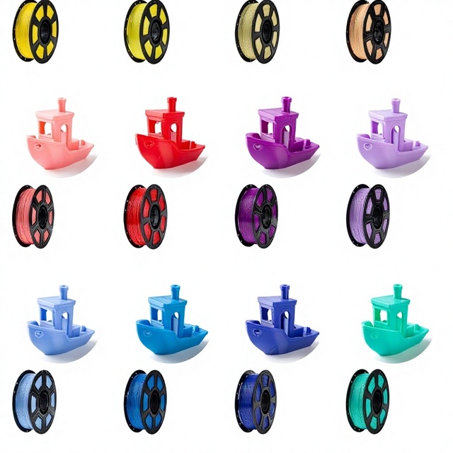PETG Basic Multi-color 3D Printer Filament 1.75mm Pure Material 1kg Plastic Bubble Bag Packaging Can Replace Cross-border Brands