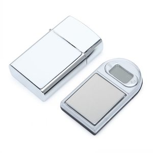 Báscula de Bolsillo Miniatura con Forma de Encendedor para Joyería, <span class=keywords><strong>DHJ</strong></span>, 100g 200g 0.01g - Product Image 1