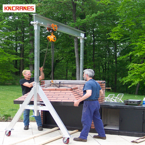 500kg 1 Ton 2 Ton Portable Aluminum Gantry Crane with Hoist for <b>Workshop</b> - Product Image 5