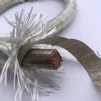 GN500 Hitze beständiges Kabel Feuer beständiger Glimmer Hoch temperatur kabel Glasfaser geflecht zum Heizen