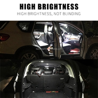 Ampoule LED Kaidengzhe Auto haute puissance avec puce 4014 pour plafonnier, 12-24V, Plug-and-Play, 31mm 36mm 39mm 41mm, éclairage intérieur de voiture