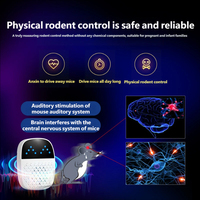 Répulsif Souris Intelligent à Résonance Acoustique par Impulsions IA, Répulsif Souris Ultrasonique Haute Puissance pour Usage Domestique