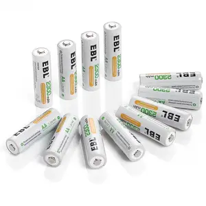 แบตเตอรี่ AA ชาร์จความจุสูง NIMH 2300mAh ราคาถูก 1.2V แบตเตอรี่ NIMH