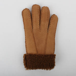 Gants et Mitaines Chauds en Cuir <span class=keywords><strong>de</strong></span> Mouton et <span class=keywords><strong>Fourrure</strong></span> pour Femmes, Classiques, Personnalisables, Vente Chaude, Hiver, Livraison Gratuite - Product Image 3