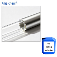 Adhésif UV haute dureté AA715 pour l'étanchéité et le collage de substrats en PC, ABS et alliages d'aluminium