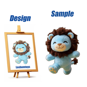Jouets en <span class=keywords><strong>peluche</strong></span> personnalisés style lion, animaux en <span class=keywords><strong>peluche</strong></span> doux pour enfants, cadeau de haute qualité, jouets en <span class=keywords><strong>peluche</strong></span> personnalisés sur mesure - Product Image 1