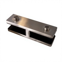 Rampe en acier inoxydable verre-à-verre à 180 degrés pour balcon et escalier - Modèle C0360028