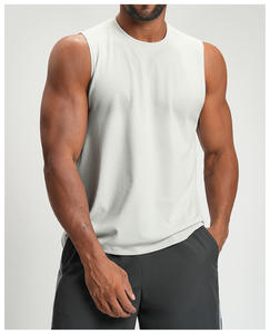 RUIQUWIN Ropa Deportiva de Alta Calidad para Hombre, Talla Grande, Secado Rápido, Transpirable, Elástica en Cuatro Direcciones, Color Sólido, Sin Mangas - Product Image 4