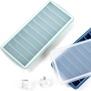 Yongli D-15 dài Silicone <span class=keywords><strong>Ice</strong></span> <span class=keywords><strong>Stick</strong></span> <span class=keywords><strong>Tray</strong></span> với nắp breatmilk lưu trữ khay hình chữ nhật hẹp <span class=keywords><strong>Ice</strong></span> khuôn mẫu cho miệng nhỏ chai - Product Image 3
