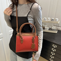 Nouveau Sac Bandoulière Polyvalent Femme Été 2026 en Cuir PU – Sac à Main Pas Cher avec Contraste de Couleurs – Sacs à Main pour Femmes