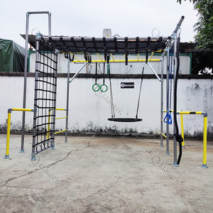 Accessoires <span class=keywords><strong>de</strong></span> tuyauterie galvanisés, station <span class=keywords><strong>de</strong></span> traction autoportante, rack à squats, obstacle <span class=keywords><strong>de</strong></span> combat ninja artisanal pour la cour, <span class=keywords><strong>barre</strong></span> <span class=keywords><strong>de</strong></span> singe - Product Image 2