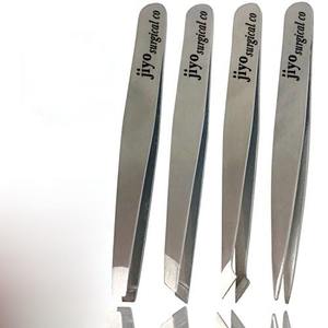 Pince à épiler de beauté des sourcils multicolore de qualité supérieure en acier inoxydable à pointe inclinée/pointue/plate approuvée CE - Product Image 3