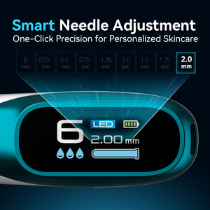 Sistema de Microagujas Dr. Pen H6 con Agujas de 2.0 mm (12 Puntas) para Rostro, Cuerpo y Crecimiento del Cabello - Dispositivo de Cuidado de la Piel para Uso Doméstico - Product Image 3