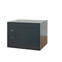 Boîte aux lettres murale en acier galvanisé, étanche, avec serrure à clé, grande capacité, design antivol pour la maison, le bureau et les colis sécurisés