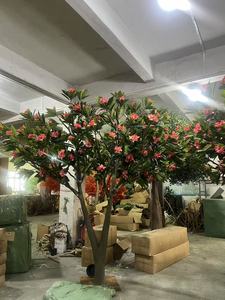 <span class=keywords><strong>Frangipanier</strong></span> hawaïen en mousse rose Plumeria Rubra <span class=keywords><strong>artificiel</strong></span> arbre à fleurs pour la décoration de la maison jardin - Product Image 2