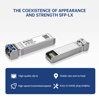 ZoeRax 10G SFP + Módulo transceptor dúplex LC monomodo 1310nm 10km DDM Fibra óptica para red Cisco TP-Link Ubiquiti POE