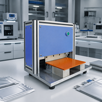 Machine de découpe de bords de boîtiers de cellules de batterie polymère lithium-ion pour laboratoire, à commande pneumatique, directement de l'usine