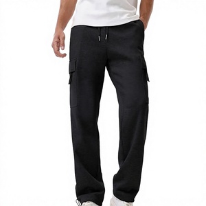 Pantalones Deportivos Cargo Estilo Urbano para Hombre, Corte Holgado, Diseño Multibolsillos, Ideales para el Gimnasio y Uso Diario, Prenda Imprescindible de Moda Invernal - Product Image 1
