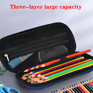 Panda công suất lớn EVA bút chì trường hợp cho các trường học 3D embbosses của cô gái bút trường hợp dễ thương EVA văn phòng phẩm hộp - Product Image 2