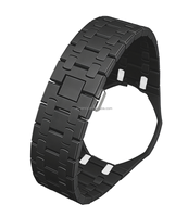 Personnalisation en prévente : Bracelet de montre en silicone liquide modifié, bracelet de montre en céramique et boîtier en biocéramique pour la montre Royal Pop