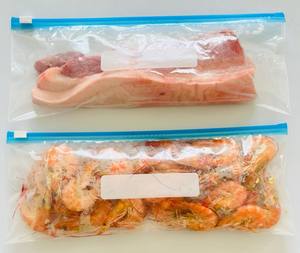 Customized LDPE Food Packaging <b>Bags</b> with Gravure Printing Microwaveable <b>Zip</b> <b>Lock</b> Seal Clear <b>Plastic</b> Freezer Safe - Product Image 3
