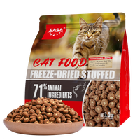 Croquettes pour chats lyophilisées et remplies 1,5 kg 71 % de matières premières animales Riches en protéines Sans céréales Poulet Saumon Canard Tous âges OEM