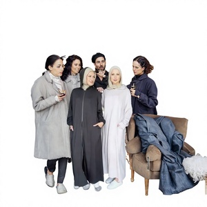 Robe Abaya Maxi à Capuche Respirante pour Femme, Ample à Manches Longues, Modeste, pour Prière Quotidienne et Tenue Décontractée Printemps - Product Image 4