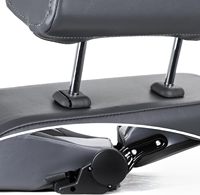Siège de bateau capitaine rabattable marin confortable pour une utilisation sportive avec accoudoir et dossier inclinable