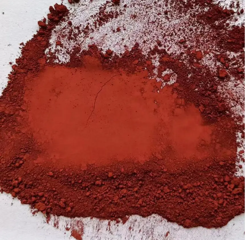 Pigmento di colore dell'ossido di ferro del colorante rosso della polvere sintetica fe2o3 all'ingrosso da vendere