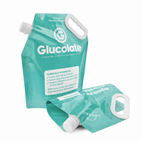 Pochette souple verticale pour 1L, 2L, 3L, 5L d'huile d'olive, de tequila ou de bière avec robinet distributeur Vitop inclus