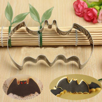 Moldes de Acero Inoxidable con Forma de Halloween para Galletas y Dulces, Juego de Cortadores de Galletas de Dinosaurio, Aptos para Lavavajillas, Microondas y Horno