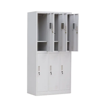 Casier de rangement en métal pour vêtements de travail, casier de rangement en acier pour le vestiaire