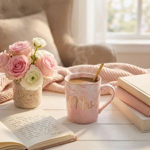 Custom Logo Ceramic Coffee Mug Set with <b>Gift</b> Packaging Tea Cup for Couples Wedding Business Opening Promotion & Party Souvenirs - Product Image 6