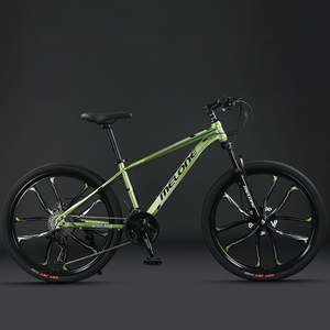 New Design 26'' Aluminum Handlebar System Carbon Steel <b>Frame</b> Full Suspension Disc 27-speed Downhill Mountain Ns-zl108 New - Product Image 6