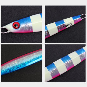 SNEDA nuevo 80g 100g120g 160g 200g rápido Vertical agua salada luminosa pesca Jigging señuelos para atún, mero, diente de perro - Product Image 3