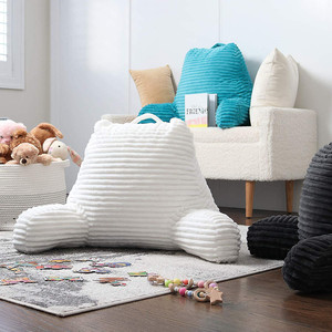 <span class=keywords><strong>Coussin</strong></span> de lecture et de soutien dorsal pour lit, canapé et dossier de fauteuil, grand format, avec accoudoirs, housse amovible, en mousse à mémoire de forme déchiquetée, thérapeutique - Product Image 3