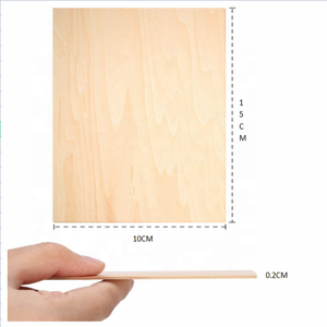 Tarjetas de felicitación personalizables de madera en blanco para hotel en casa o uso personal para pintura DIY y arte de chips - Product Image 4