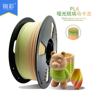 Filamento para Impresora 3D Jinccai PLA-Matte Series, Degradado Mate Multicolor, 1.75mm +/-0.02mm, Color Vibrante de Alta Calidad - Product Image 2