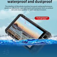 Tablette robuste avec lecteur d'empreintes digitales 8 Go + 256 Go, étanche, réseau 4G 5G, tablette industrielle Android 10 pouces, biométrique FAP30