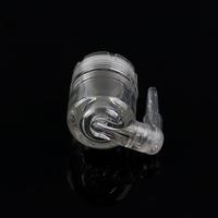 Diffuseur d'atomiseur CO2 transparent pour aquarium planté, compteur de bulles, remplacement du diffuseur en céramique, utilisation écologique, plastique PC