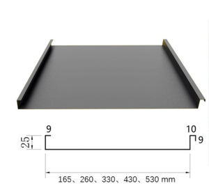 As fábricas chinesas são vendedores quentes 65-430 YX25-330 Standing Seam Metal Roof Sheet - Product Image 4