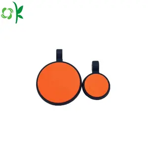 OKSILICONE แท็กสัตว์เลี้ยงสำหรับสุนัขแมว,ป้ายซิลิโคนแกะสลักป้ายประจำตัวสัตว์เลี้ยงเป็นมิตรกับสิ่งแวดล้อมมี2สี - Product Image 2