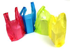 ถุงช้อปปิ้งพลาสติกแบบเสื้อยืดรีไซเคิลได้ - Product Image 6