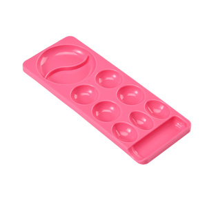 9 Compartment Strip <b>Nail</b> Art Paint Mixing Tray Plastic DIY Palette for Acrylic Gel Polish Drawing - Product Image 3