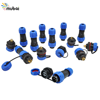 Équipement d'événement d'éclairage de scène extérieur SP13 Connecteur circulaire étanche à 5 broches IP68 Prise électrique robuste PA66