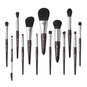 Juego de Brochas de Maquillaje Cangzhou de 13 Piezas, Mango de Madera, Pelo Sintético de Animales, Brochas para Base de Maquillaje, Forma Redonda, Herramientas de Maquillaje Portátiles - Product Image 5