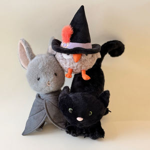 All'ingrosso bambole di animali di Halloween serie mazze gufi gatti neri giocattoli di peluche regali di Halloween - Product Image 6