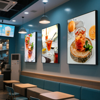 Pantalla Digital Ultra Delgada de Alto Brillo para Montaje en Pared, Reproductor de Publicidad de 32, 43, 50, 55 y 65 Pulgadas